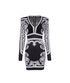 Balmain Baroque Bodycon Mini Dress, front view