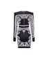 Balmain Baroque Bodycon Mini Dress, back view