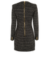 Balmain Striped Sparkle Tweed Dress, &pound;190, Clothing, Cotton/Polyester (Polymer)/Tweed, Back view