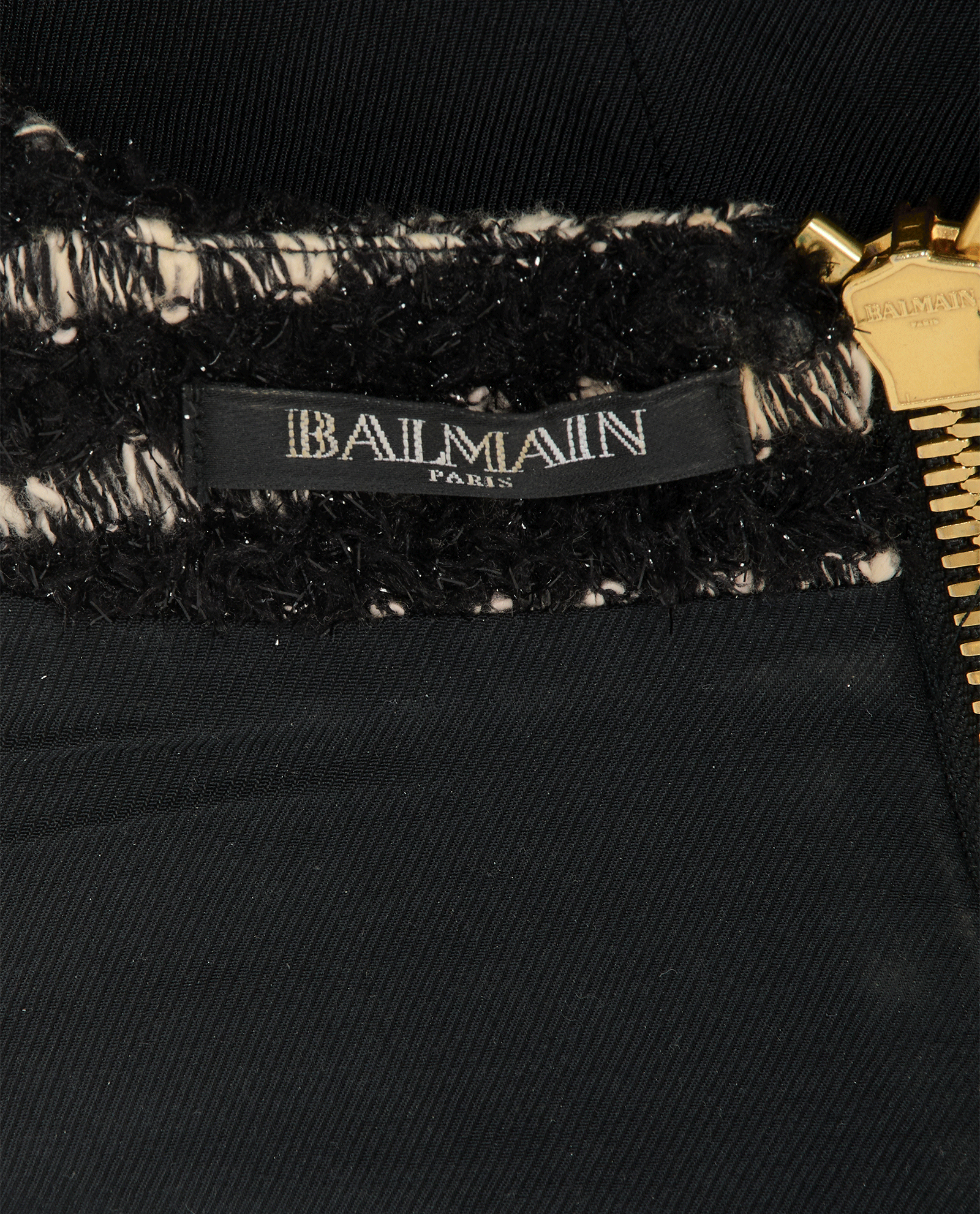 Balmain Striped Sparkle Tweed Dress, &pound;190, Clothing, Cotton/Polyester (Polymer)/Tweed, Other view