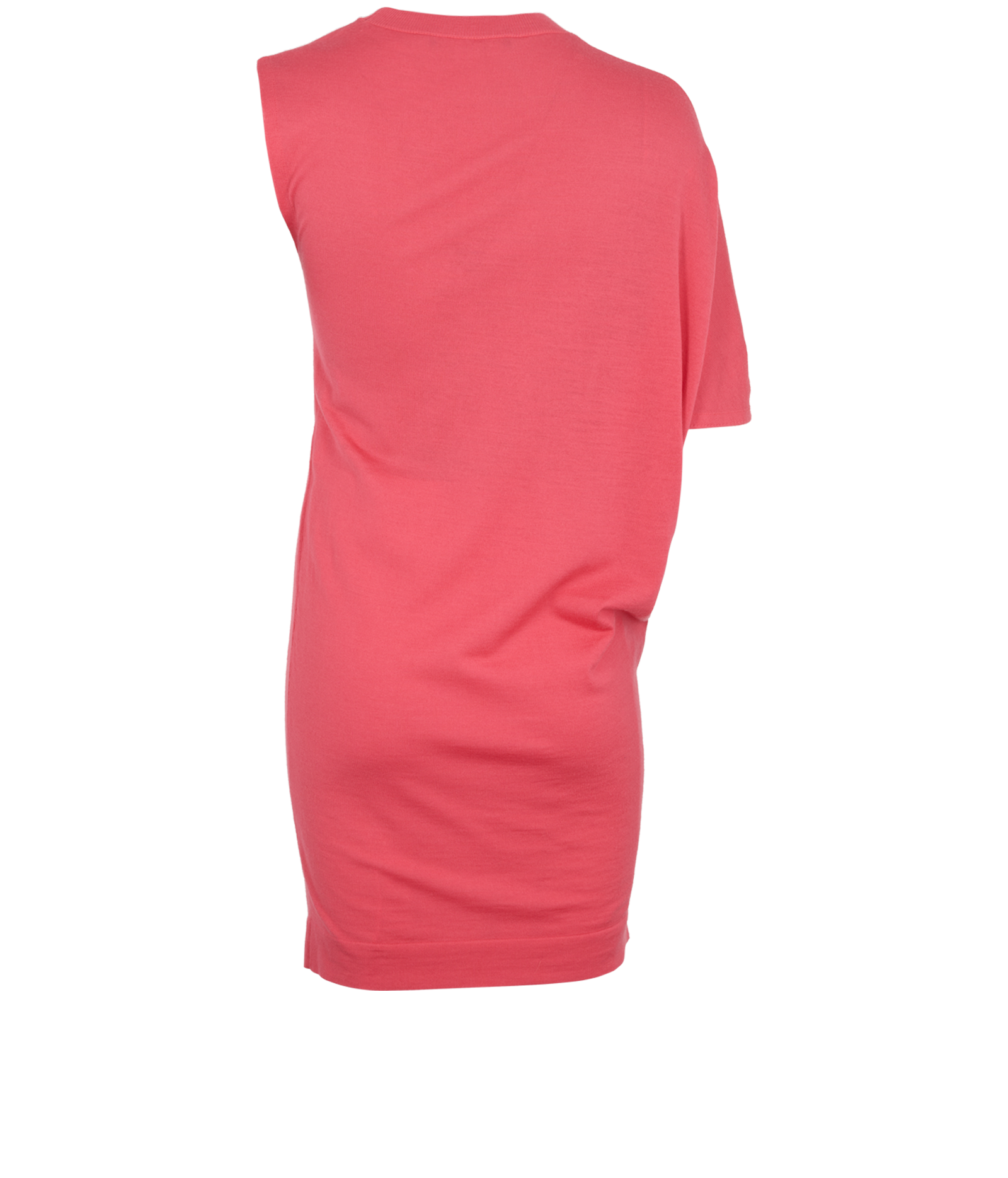 Balenciaga Asymmetrical Mini Dress, &pound;100, Clothing, Pink, Wool, Back view