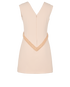 Balenciaga Decorative Trim Dress, £350, Clothing, Pink, Polyester (Polymer), Back view