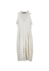 Balenciaga Ruffled Polka Dot Sleeveless Dress, &pound;140, Clothing, White, Silk, Front view