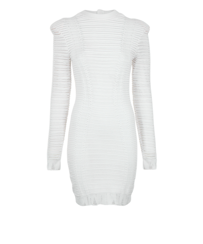 Balmain Ribbed Dress, front view