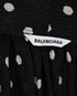 Balenciaga Oversized Polka Dots Tie-Neck Dress, £220, Clothing, Black, Viscose, Other view