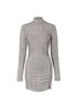 Balmain Bodycon Dress, £350, Clothing, Grey, Viscose, Front view