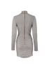 Balmain Bodycon Dress, £350, Clothing, Grey, Viscose, Back view