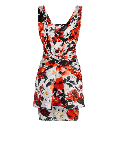 Balenciaga Printed Floral Dress, front view