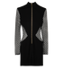 Balmain Mesh Cutout Dress, back view
