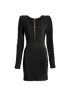 Balmain Lace Up Mini Dress, front view