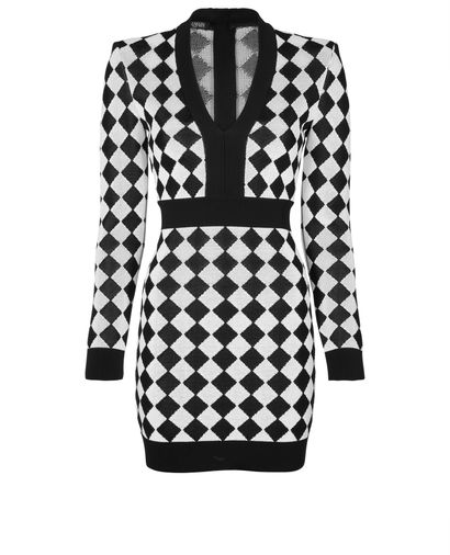 Balmain Bodycon Mini Dress, &pound;395, Front view