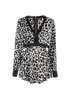 Balmain Animal Print Mini Dress, front view