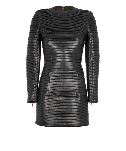 Balmain Long Sleeve Mini Dress, front view