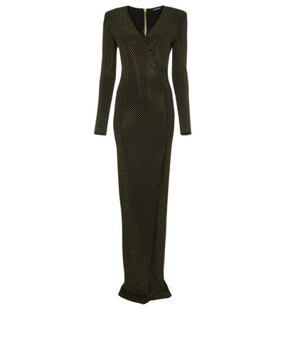 Balmain Studded Maxi Dress, front view