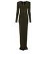 Balmain Studded Maxi Dress, front view