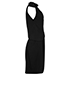 Prada Black Bow Shoulder Dress, side view