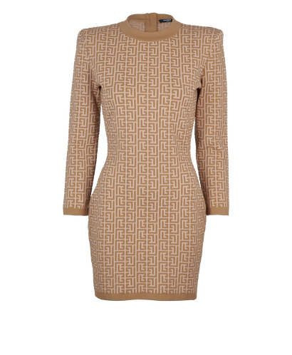 Balmain Monogram Dress, front view