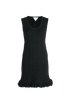 Bottega Veneta Tasseled Sleeveless Dress, &pound;250, Clothing, Black, Cotton, Front view