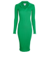 Bottega Veneta Ribbed Bodycon Midi Dress, front view