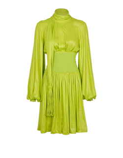 Bottega Veneta Tassel Dress, Poly, Green, UK6, 2*