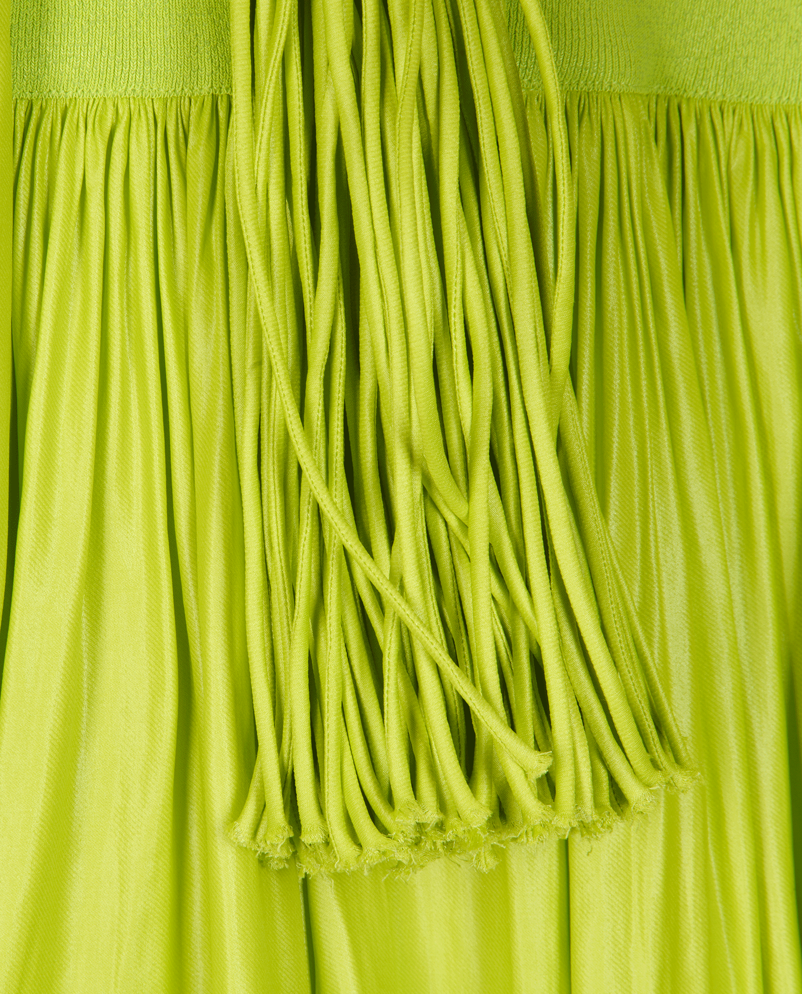 Bottega Veneta Tassel Dress, &pound;180, Clothing, Green, Polyester, Other view