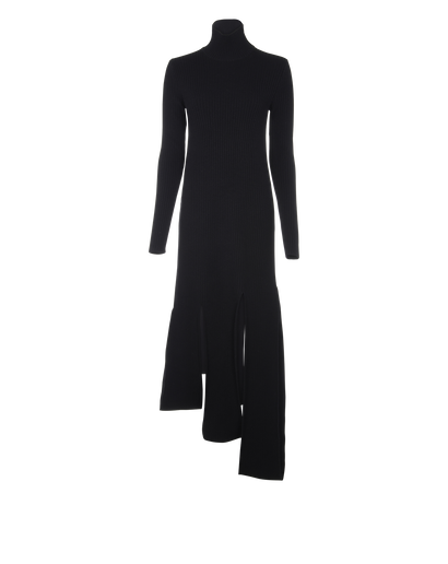 Bottega Veneta Asymmetric Knit Dress, front view