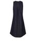 Brunello Cucinelli Denim A-Line Dress, back view