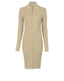 Burberry Bodycon Dress, Polyamide, Beige, Sz M, 3*