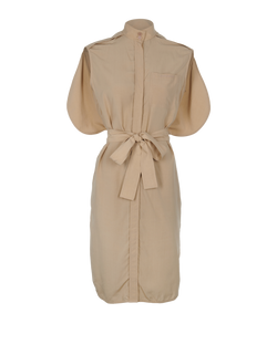 Burberry Shirt Dress, Lyocell, Beige, UK 10, 3*