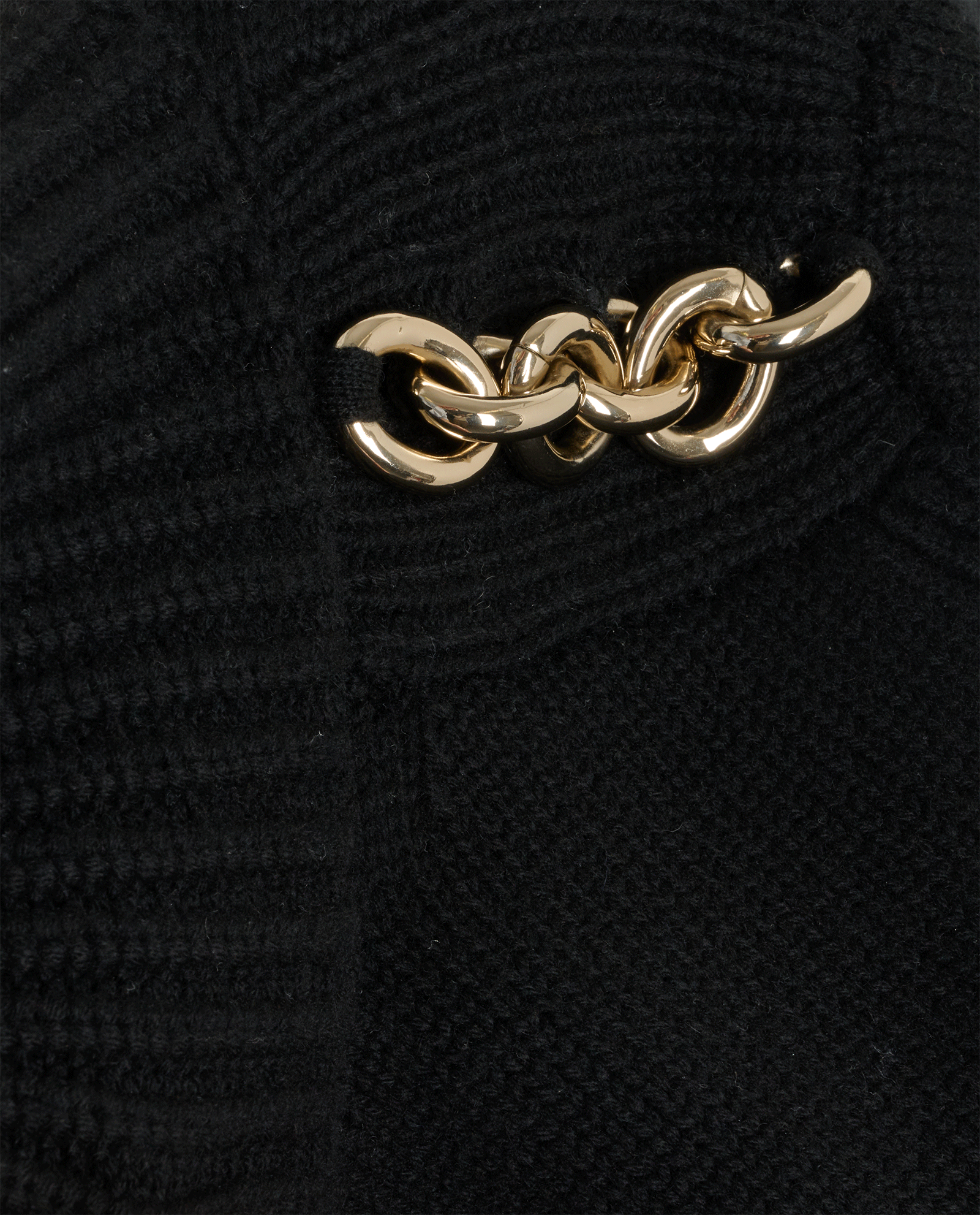 Burberry Chain Turtleneck Knit Dress, &pound;120, Clothing, Black, Wool, Other view