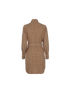 Burberry Check Belted Shirt Dress, back view