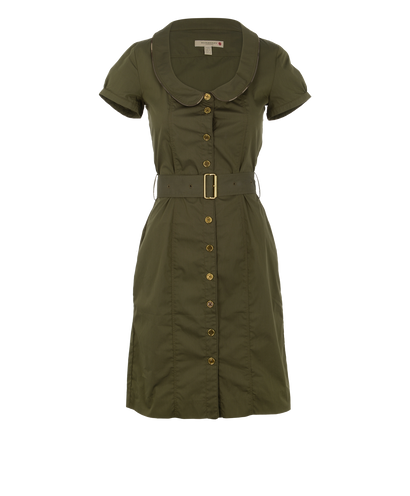 Burberry Belted Shirt Dress, front view
