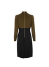 Burberry Long Sleeve Midi Dress, back view