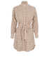 Burberry Check Tie Waist Dress, front view