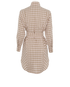 Burberry Check Tie Waist Dress, back view