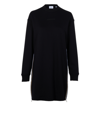 Burberry Virley Sweater Dress, &pound;220, Clothing, Black, Cotton, Front view