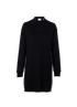 Burberry Virley Sweater Dress, &pound;220, Clothing, Black, Cotton, Front view