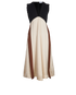 Burberry Colour-Block Midi Dress, front view