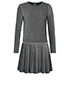 Chanel Metallic Pleated Dress, front view