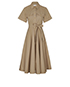 Celine Safari Shirt Dress, front view