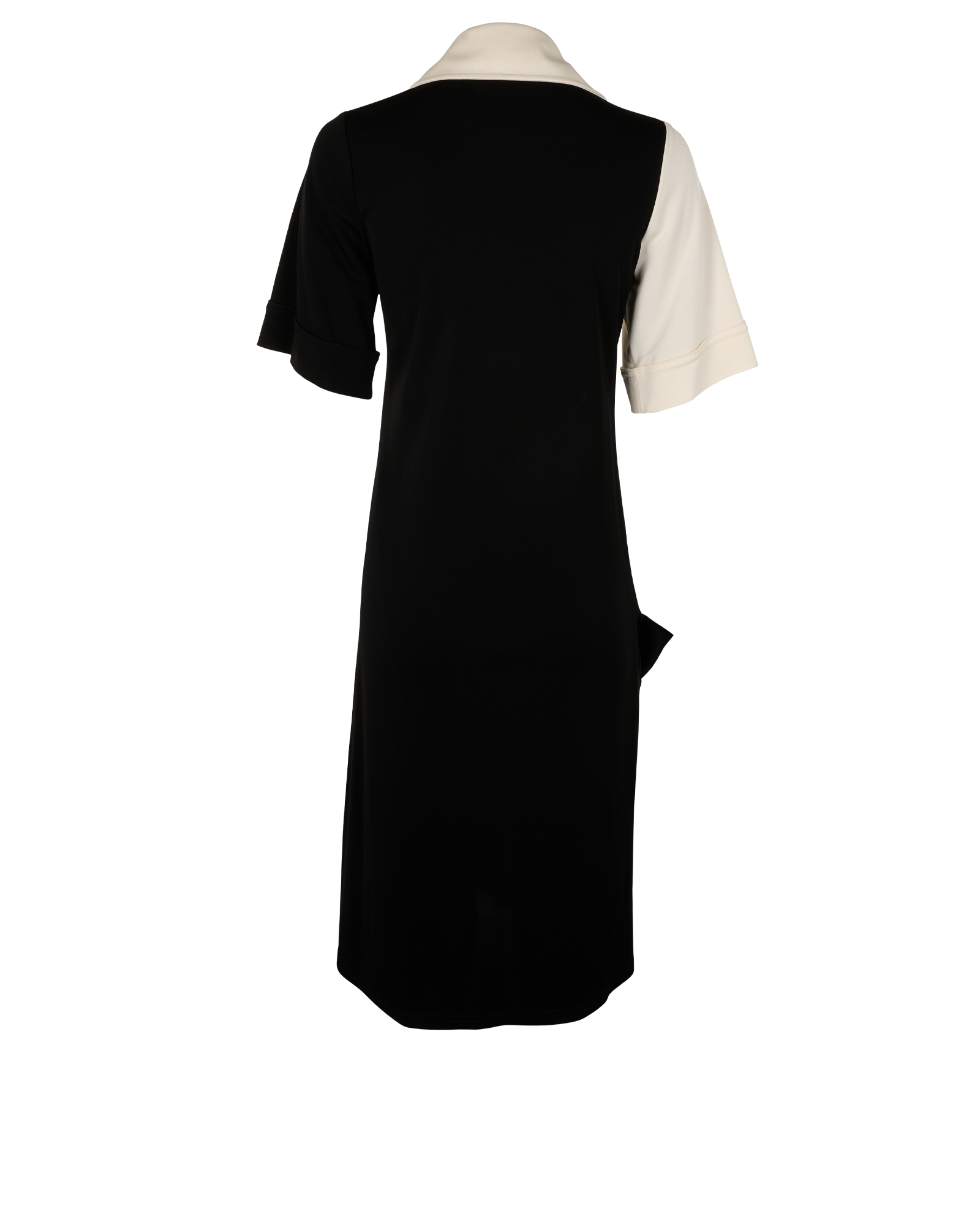 Celine Pre-Fall 2017 Two-Tone Dress, &pound;250, Clothing, Black/Cream, Viscose, Back view