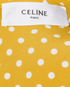 Celine Pleated Polka Dot Long Dress, other view