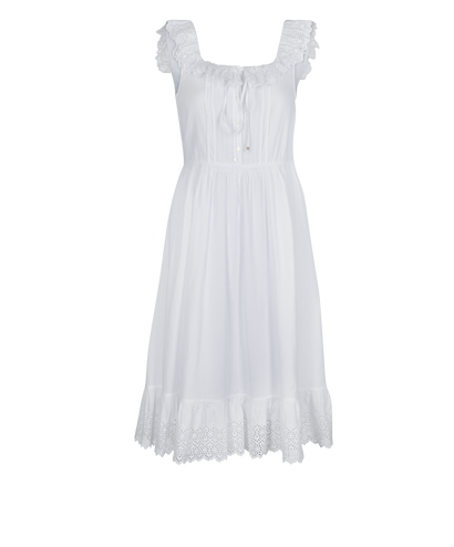 Celine Triomphe Embroidery Dress, front view