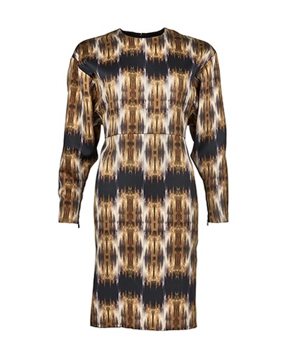 Celine Long Sleeve Printed Dress, front view
