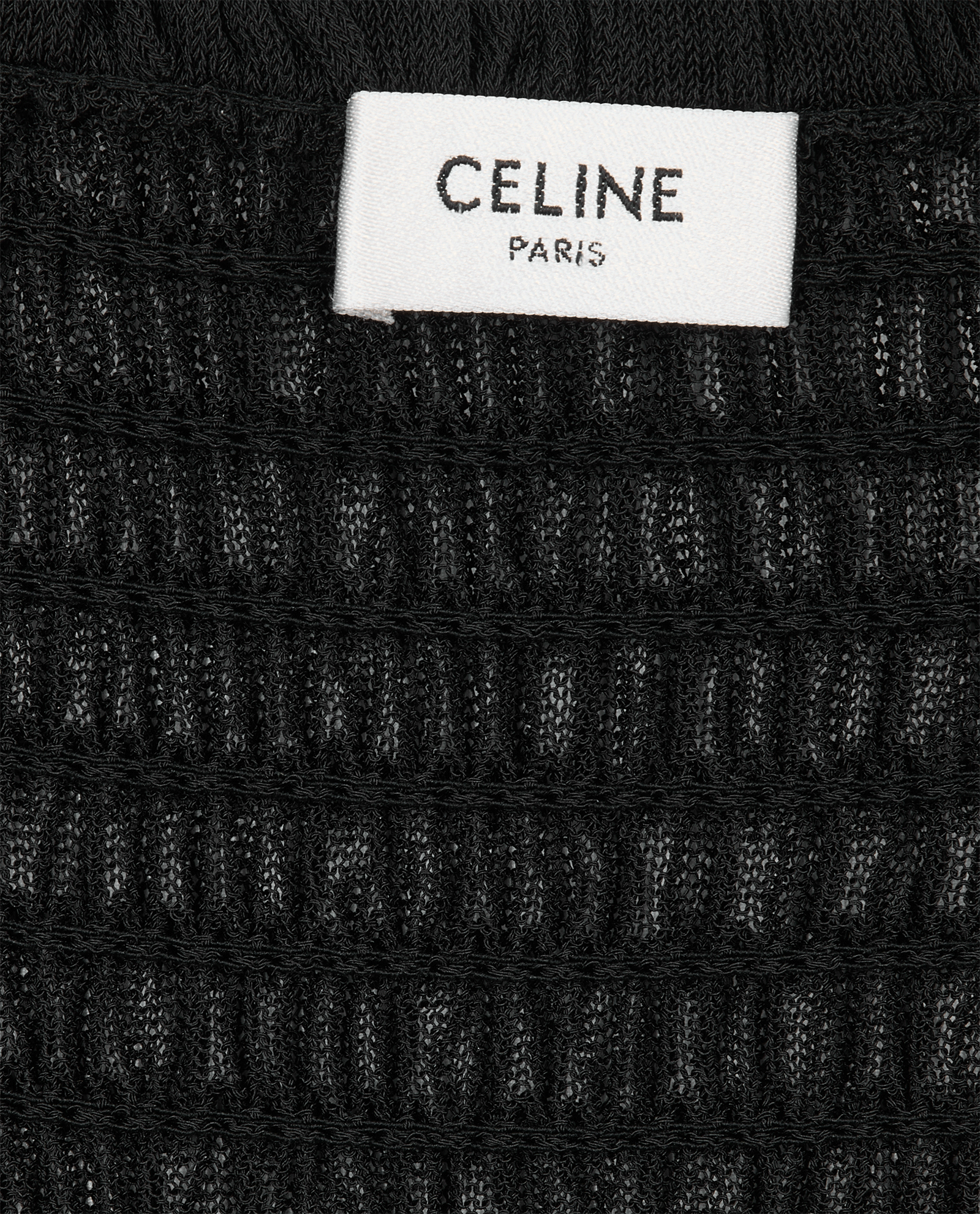 Celine Embroidered Triomphe Mini Dress, &pound;695, Handbags, Black, Silk, Other view