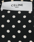 Celine Polka Dot Pleated Dress, other view