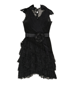 Chanel 06 Bow Mini Dress With Belt - Size Womens 6