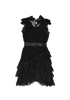 Chanel 06 Bow Mini Dress With Belt, &pound;650, Clothing, Black, Cotton/Nylon (Polymer), Back view
