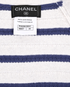 Chanel Long Striped Knit Dress, £795, Clothing, Blue/Grey, Cashmere, Other view