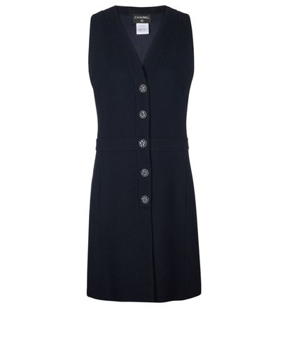 Chanel Button Dress, front view